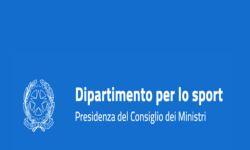 Logo Dipartimento Sport Presidenza del Consiglio dei ministri 
